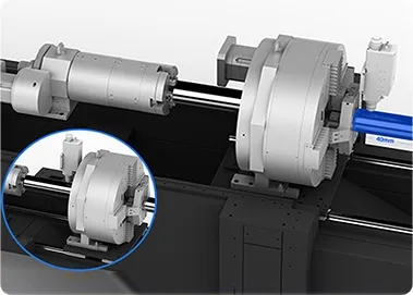 Минимизация отходов станка лазерной резки круглых и профильных труб LX-K16X от компании LongxinLaser