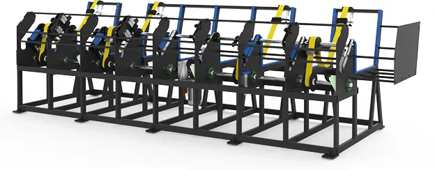 Автоматический процесс подачи материалла станка лазерной резки круглых и профильных труб LX-K16X от компании LongxinLaser