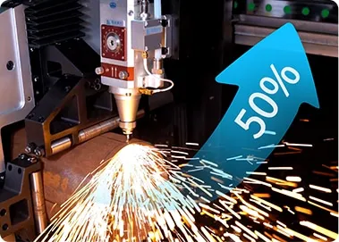 Исключительная эффективность резания станка лазерной резки круглых и профильных труб LX-KG120 от компании LongxinLaser