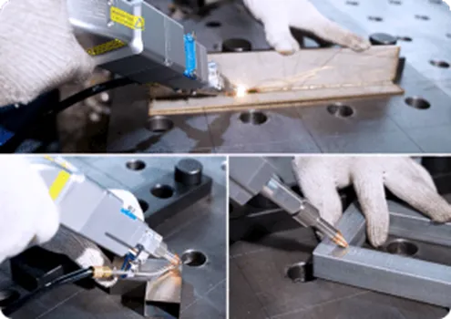 Отличное качество сварки портативного лазерного сварочного аппарата LX-TQ100S от компании LongxinLaser